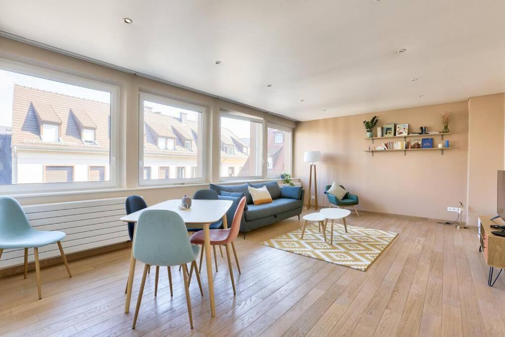 Appartement Spacieux Au Coeur De Strasbourg Exteriör bild